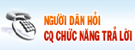 Người dân hỏi CQ Chức năng trả lời